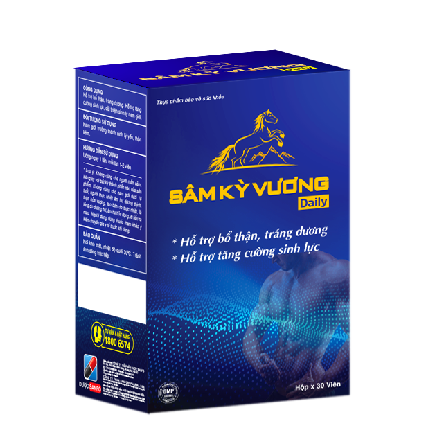 Hộp Sâm Kỳ Vương Daily — thực phẩm bảo vệ sức khỏe